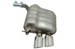 Alternative view of Komplett eksosanlegg med doble lyddemperspisser egnet for Audi Q5 8R (11.2008-2016) Chrome