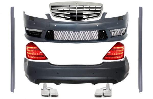 Komplett Facelift Body Kit egnet for Mercedes S-Klasse W221 LWB (2005-2009) |