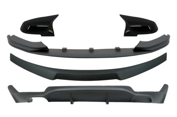 Konverteringspakke til M Performance Design Støtfangerleppe med bagasjeromspoiler og speildeksler egnet for BMW 4-serie Coupe F32 (2013-2019) dobbel luftspreder