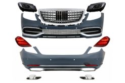 Convesion Body Kit egnet for Mercedes S-klasse W222 Facelift (2013-2017) med front- og baklys Full LED