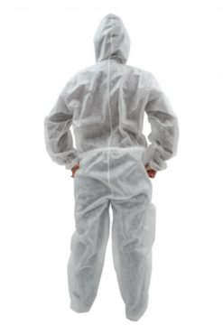 Alternative view of Kjeledress Overall Støvtett arbeidstøy Jumpsuit 100 % polypropylen med hette Engangsstørrelse M/L