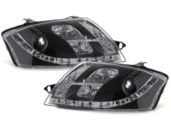 frontlykter - Audi TT 8N_daytime light_black