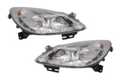 D-LITE Frontlykter egnet for OPEL Corsa D 06+LED Kjørelys krom