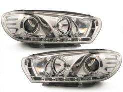 D-LITE frontlykter egnet for VW Scirocco III kjørelys_chro
