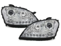 DAYLIGHT Frontlykter - Mercedes M-Klasse ML W164 (2005-2007) Krom