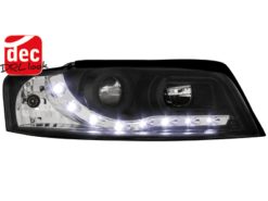 DAYLIGHT Frontlykter egnet for Audi A4 B6 8E (2001-2004) DRL Sort
