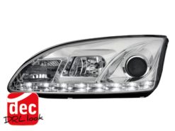 Alternative view of DAYLIGHT Frontlykter - Ford Focus (09.2004-01.2008) DRL Chrome