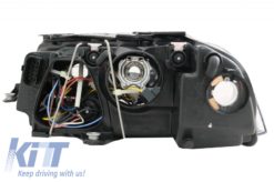 DAYLIGHT Frontlykter egnet for VW PASSAT 3BG B5 FL (09.2000-03.2005) DRL Look Black