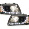DAYLINE Frontlykter egnet for Audi A3 8L (08.1996-08.2000) DRL Negru |