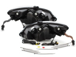 DAYLINE frontlykter som passer til SEAT Leon 09+ sort