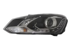 Alternative view of DAYLINE Frontlykter egnet for VW Polo 6R 09+ LED DRL Kjørelys Optisk svart