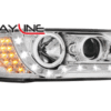 DAYLINE Frontlykter egnet for VW Transporter T4 (1990-2003) LED DRL Design Krom |