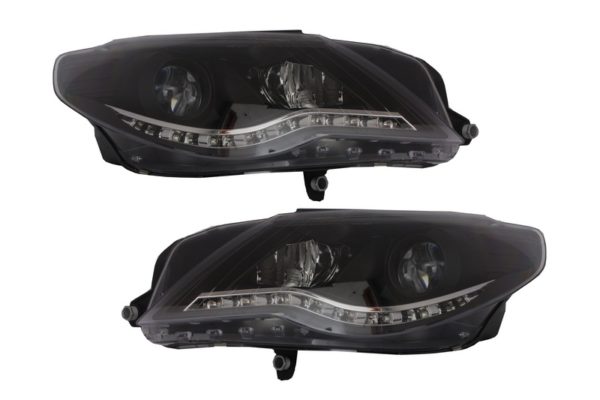 DAYLINE LED-frontlykter egnet for VW Passat CC (2008-2012) DRL Look Black |