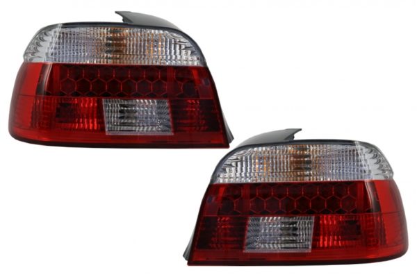 LED-Baklykter - BMW 5-serie E39 1995-2003 Rød/krystallklar |