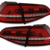 LED baklykter - VW Golf 7 VII GTI-LOOK rød / klar |