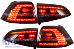 Alternative view of LED baklykter - VW Golf VII GTI-LOOK rød SMOKE