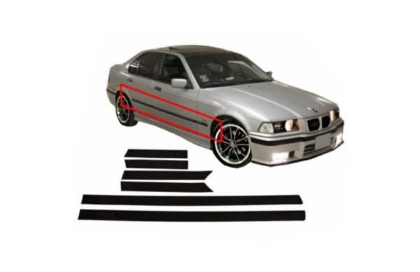 Dørlister egnet for BMW E36 3-serie Limousine Touring (1991-1998) Sport M3 Design |