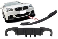 Dobbel luftspreder med frontstøtfanger Spoilerleppepakke egnet for BMW F10 F11 5-serien (2011-2017) M-Performance Design