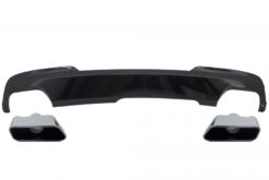 Dobbel utløpsluftspreder Brilliant Black Edition med eksospottespisser Sport M-Tech 550i Design egnet for BMW F10 F11 (2011-2017)