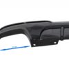 Dobbel utløpsluftspreder egnet for BMW 5-serie F10 F11 (2011-2017) M-Performance Design Piano Black | Dobbel utløpsluftspreder egnet for BMW 5-serie F10 F11 (2011-2017) M-Performance Design Piano Black |