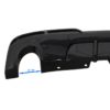 Dobbel uttak Enkel eksosspreder egnet for BMW 5-serie F10 F11 Non-LCI LCI (2011-2017) M-Technik Design Piano Black | Dobbel uttak Enkel eksosspreder egnet for BMW 5-serie F10 F11 Non-LCI LCI (2011-2017) M-Technik Design Piano Black |