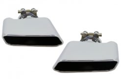 Eksoslyddempertips for BMW 5er Sedan Touring F10 F11 F18 550i V8 LCI Square