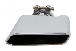 Alternative view of Eksoslyddempertips for BMW 5er Sedan Touring F10 F11 F18 550i V8 LCI Square