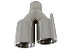 Alternative view of Eksospottespisser Quad egnet for BMW 3-serie E46 E90 E92 E93 F30 F31 4-serie F32 F33 F36 5-serie E60 F10 F11 G30 6-serie F06 F12 F13 M3 M5 M-Power Design