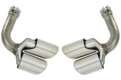 Alternative view of Eksoslyddemper quad egnet for Porsche Cayenne 9Y0 SUV 3.0 (2018-up) Oppgradering til Cayenne S Chrome