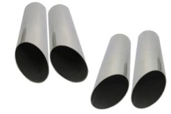 Eksospottespisser skinnende krom egnet for Mercedes G-klasse W463 G500 G55 G63 G65 (1998-oppover)