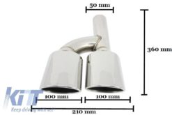 Alternative view of Eksoslyddemper egnet for Mercedes C-Klasse E-Klasse CLS SL SLK E63 C63 Design