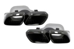 Eksoslyddemper egnet for Mercedes C-Klasse W205 S205 C205 A205 C63 C63S Facelift (2019-up) Svart