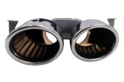 Alternative view of Eksoslyddemper egnet for Mercedes A-Klasse W177 CLA II X118 C118 GLA SUV H247 GLB SUV X247 35 AMG / 45 AMG (2018-) 45S Design Chrome