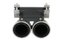 Eksoslyddemper egnet for Porsche 718 Cayman Boxster 982 (2016-Up) Chrome