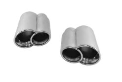 Alternative view of Eksoslyddemper egnet for PORSCHE Carrera 911 996 997 (1997-2008) Turbo Quad eksosspisser