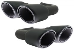 Eksoslyddemper egnet for Porsche Cayenne 92A V6 V8 Diesel (05.2010-09.2014) GTS Design Matte Black