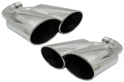 Eksoslyddemper egnet for Porsche Cayenne I Facelift SUV 9PA1 V8 (2007-2010) Krom