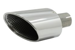 Alternative view of Eksospottespisser Bakrør egnet for Audi A4 B9 (2016-2019) A5 F5 (2017-2019) Krom