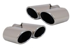 Eksospottespisser Utløp egnet for Audi Q5 8R (11.2008-2016) SQ5 Design Chrome