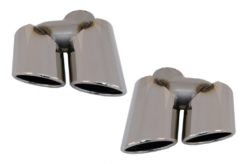 Alternative view of Eksospottespisser Utløp egnet for Audi Q5 8R (11.2008-2016) SQ5 Design Chrome