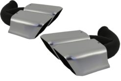 Eksosspisser Lyddemperspiss egnet for PORSCHE Cayenne 958 (2011-up) Cayenne S, Cayenne Turbo, Cayenne Turbo S,