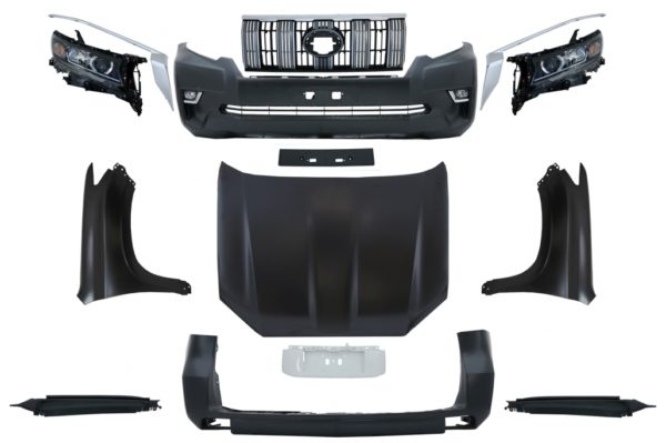 Facelift Conversion Body Kit egnet for TOYOTA Land Cruiser Prado FJ150 Retrofit Assembly (2010+) til (2018+) modell |