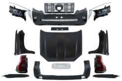 Facelift Conversion Complet Body Kit egnet for TOYOTA Land Cruiser Prado FJ150 Retrofit Assembly 2010+ til 2018+ modell