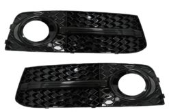 Tåkelysdeksler Sidegitter egnet for AUDI A4 B8 8K (2007-2011) S4 Design Black Edition