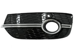 Alternative view of Tåkelysdeksler Sidegitter egnet for Audi Q3 8U (2011-2014) RS Design Piano Black Chrome