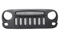 Alternative view of Frontmonteringsgitter og LED-lys egnet for JEEP Wrangler Rubicon JK (2007-2017) Angry Bird Design Spectre Mask