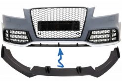 Front Bumper Add-On Spoiler Lip passende for AUDI A5 8T RS5 (2008-2016) Real Carbon