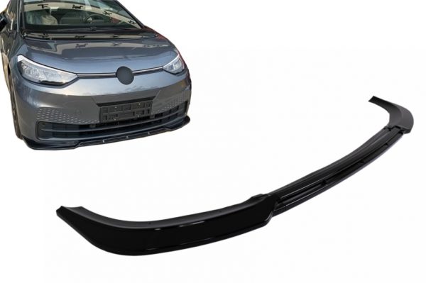 Front Bumper Add-on Spoiler passende for VW ID3 (2019-2022) Piano Black |