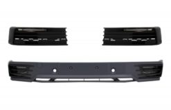 Frontstøtfanger tilleggsspoiler med LED DRL kjørelys egnet for VW Transporter T6 (2015-up) Sportline Design