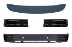 Frontstøtfanger tilleggsspoiler med LED DRL kjørelys og takspoiler egnet for VW Transporter T6 (2016-up) Sportline Design